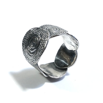 ANELLO fascia NISHA in argento 925 ANELLO artigianale | GIOIELLI ETNICI