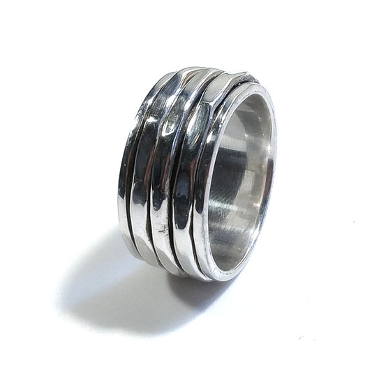 ANELLO fascia NABHITHA in argento 925 ANELLO artigianale | GIOIELLI ETNICI
