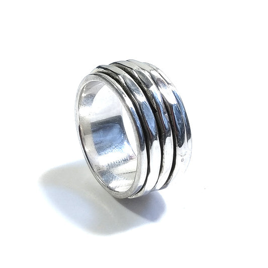 ANELLO fascia NABHITHA in argento 925 ANELLO artigianale | GIOIELLI ETNICI
