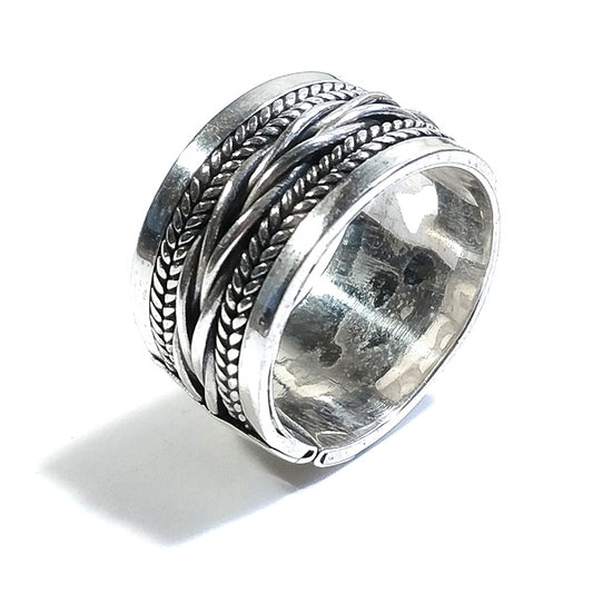 ANELLO fascia NEYSA in argento 925 ANELLO artigianale | GIOIELLI ETNICI