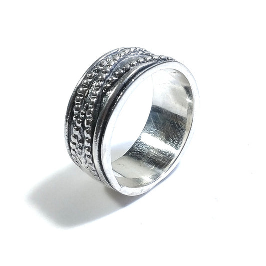 ANELLO fascia NANDINI in argento 925 ANELLO artigianale | GIOIELLI ETNICI