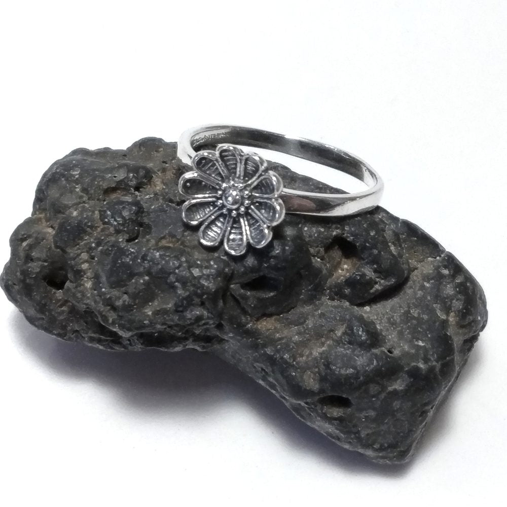 ANELLO artigianale in argento 925 Anello d'argento | FIORE