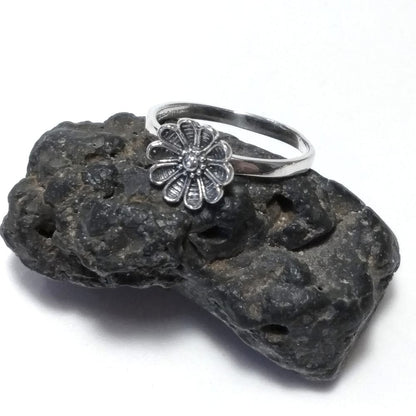 ANELLO artigianale in argento 925 Anello d'argento | FIORE