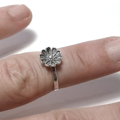 ANELLO artigianale in argento 925 Anello d'argento | FIORE