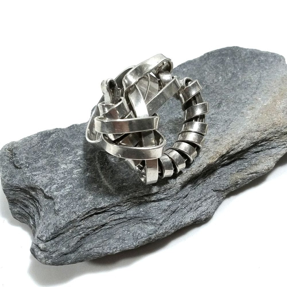 Anello in argento 925 ANELLO artigianale pezzo unico | GIOIELLI IN ARGENTO – immagine3
