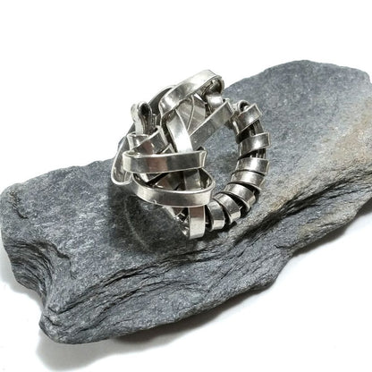 Anello in argento 925 ANELLO artigianale pezzo unico | GIOIELLI IN ARGENTO – immagine3