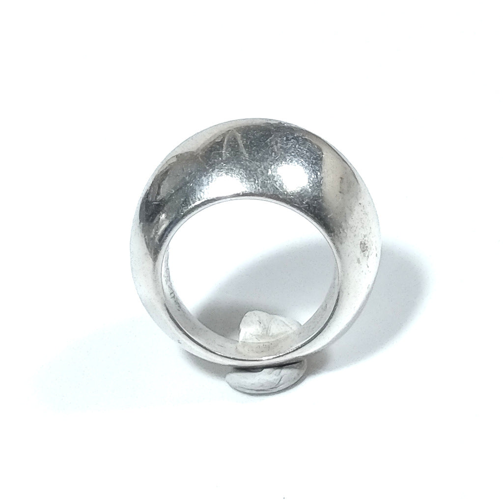 Anello fascia in argento 925 ANELLO artigianale | GIOIELLI IN ARGENTO – immagine3