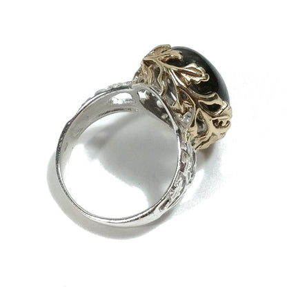 Fascia floreale con LABRADORITE in argento 925 | Gioielli barocchi in argento