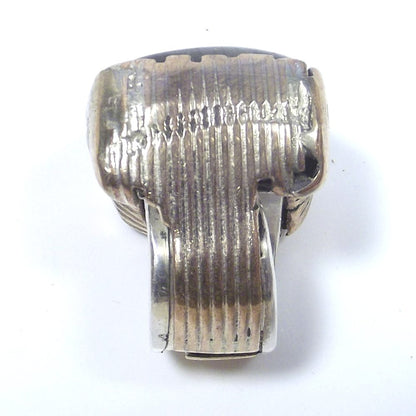 Anello LABRADORITE bronzo e argento - bronzeage1968 – immagine6