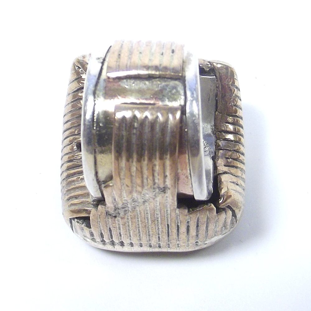 Anello LABRADORITE bronzo e argento - bronzeage1968 – immagine7