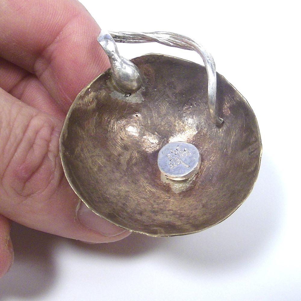 Anello ALBERO della VITA - SERPENTE bronzo e argento - bronzeage1968 – immagine3