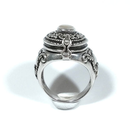 Anello veleno in argento 925 ANELLO artigianale Madreperla | GIOIELLI IN ARGENTO