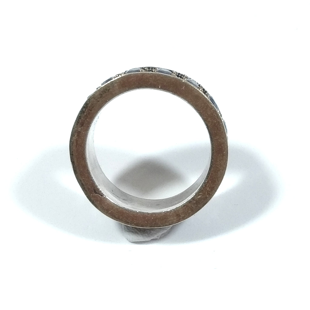 Anello con pietra in argento 925 ANELLO artigianale Iolite | GIOIELLI IN ARGENTO