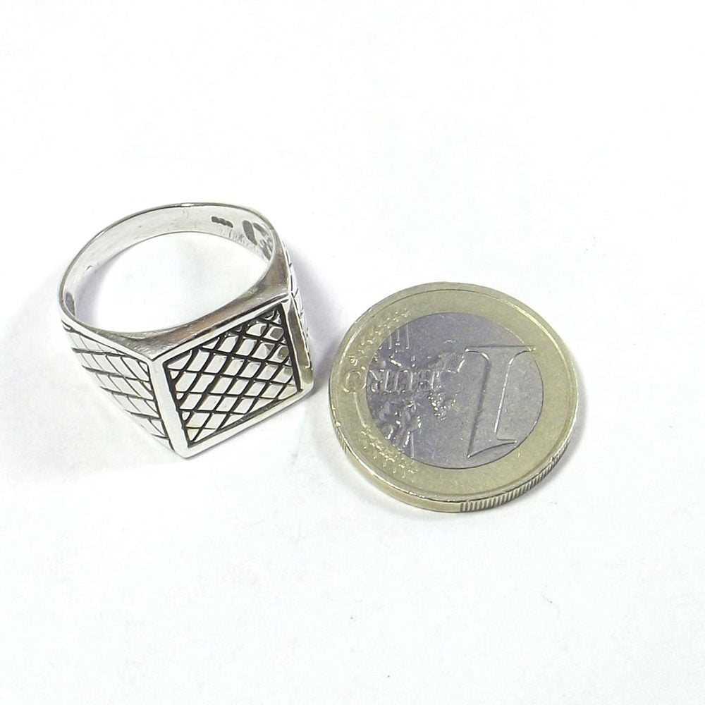 Anello da mignolo uomo in argento 925 - chevalier – immagine5