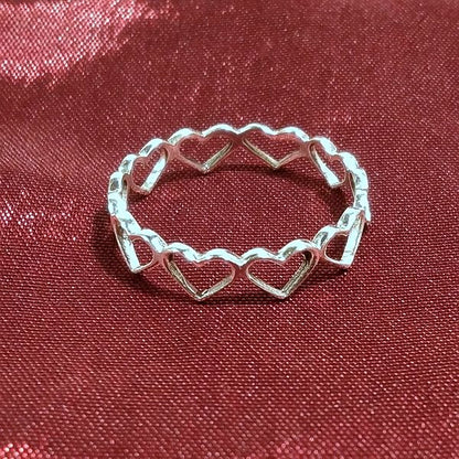 ANELLO MERADIL in argento 925 anello CUORE | gioielli argento | boholife