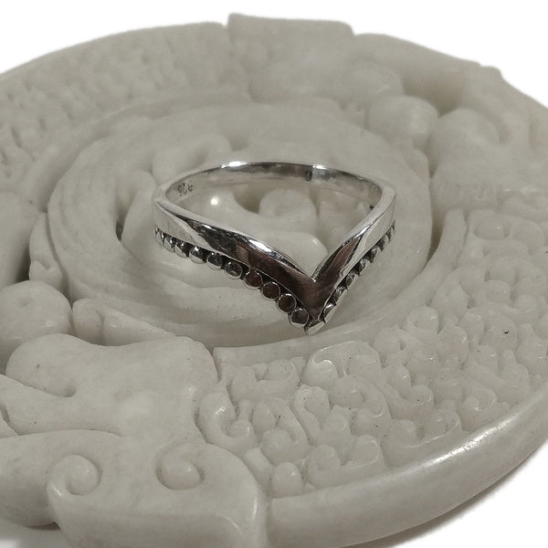 ANELLO ADI in argento 925 anello artigianale | gioielli argento | FASCIA fede indiana