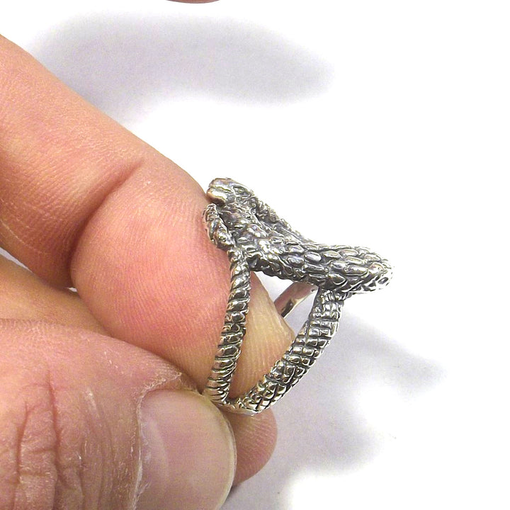 Anello in argento 925 serpenti - SWAMI