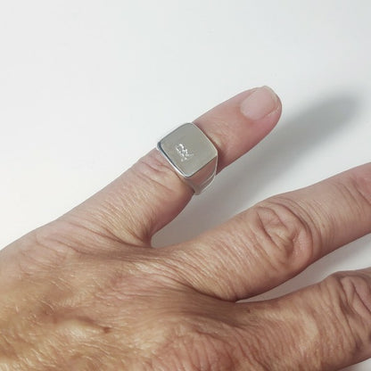 Anello ELBA da mignolo in argento 925 - chevalier | Elba a porter