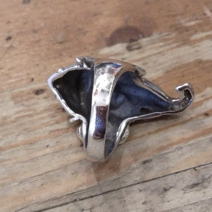 Anello in argento 925 testa di ELEFANTE – immagine4