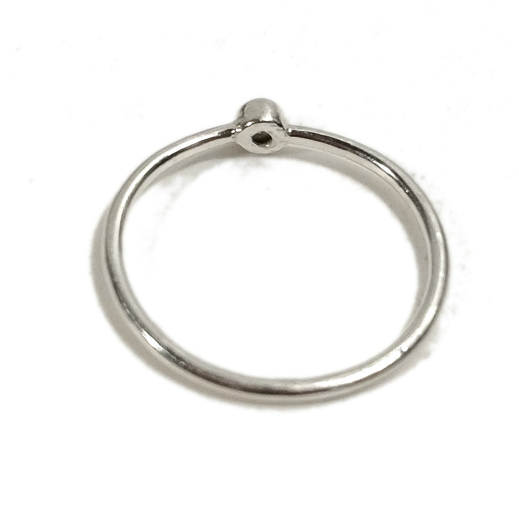 Anello sovrapponibile in argento 925 con pietra | Minimal Le LUCCIOLE