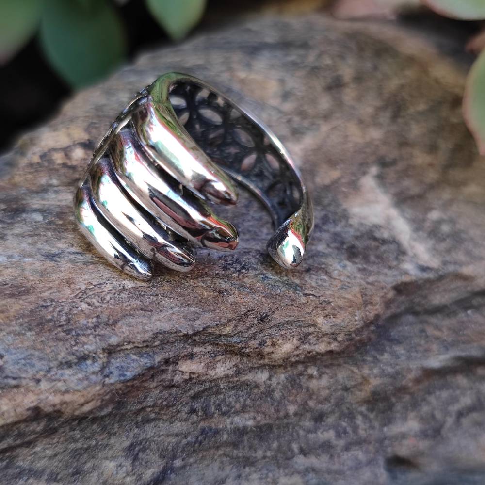 ANELLO ETNICO in argento 925 - DEVARSI