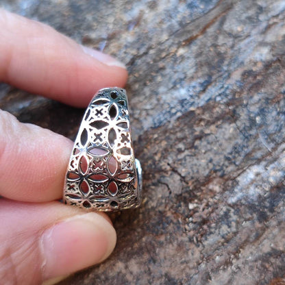 ANELLO ETNICO in argento 925 - DEVARSI