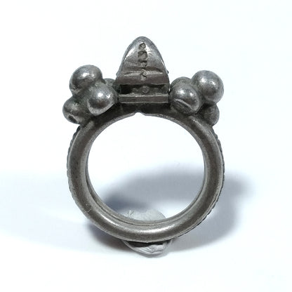 ANELLO artigianale in argento antico ANELLO ETNICO – immagine9