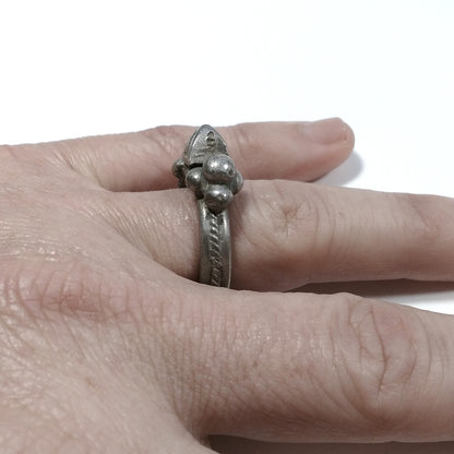 ANELLO artigianale in argento antico ANELLO ETNICO | GIOIELLI IN ARGENTO