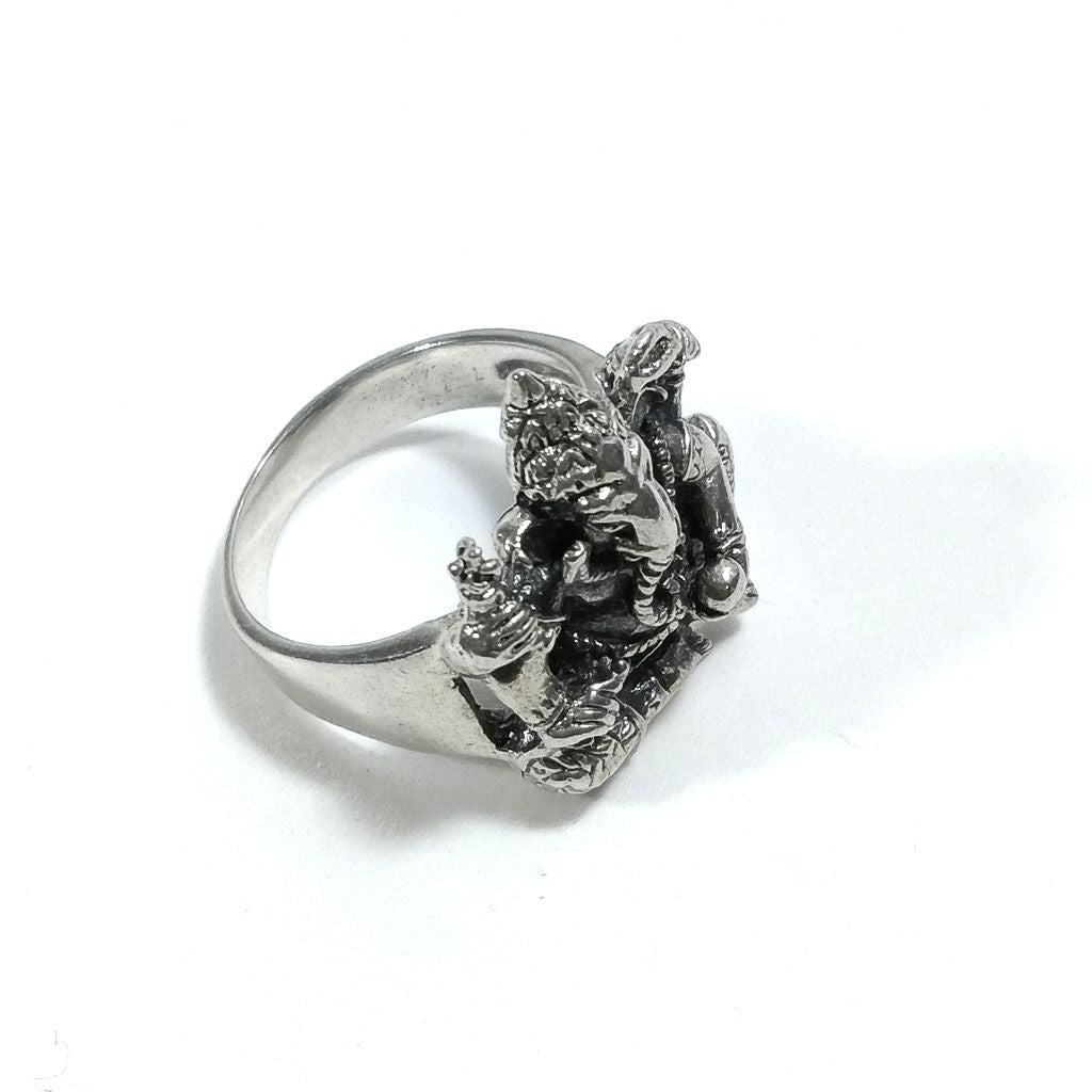 ANELLO GANESH in argento 925 | Gioielli etnici | Shiva