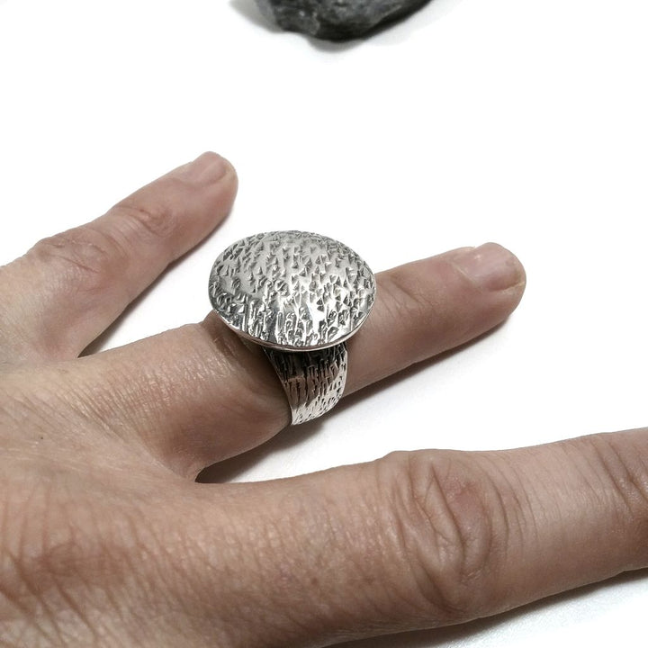 ANELLO ETNICO in argento 925 | Anello d'argento COCKTAIL | GIOIELLI ETNICI