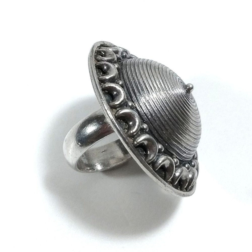 ANELLO ETNICO in argento 925 | Anello d'argento COCKTAIL | GIOIELLI ETNICI