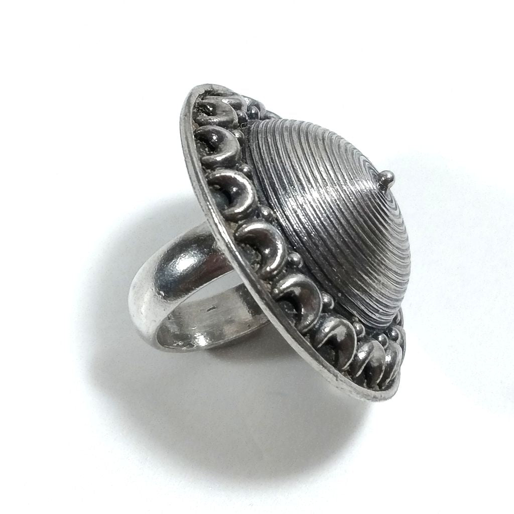 ANELLO ETNICO in argento 925 | Anello d'argento COCKTAIL | GIOIELLI ETNICI