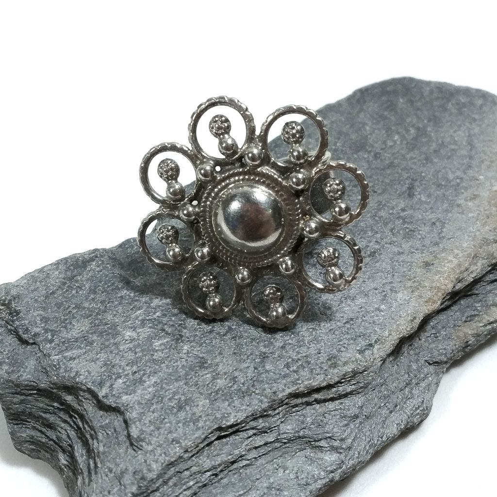 ANELLO ETNICO in argento 925 | Anello d'argento COCKTAIL | GIOIELLI ETNICI