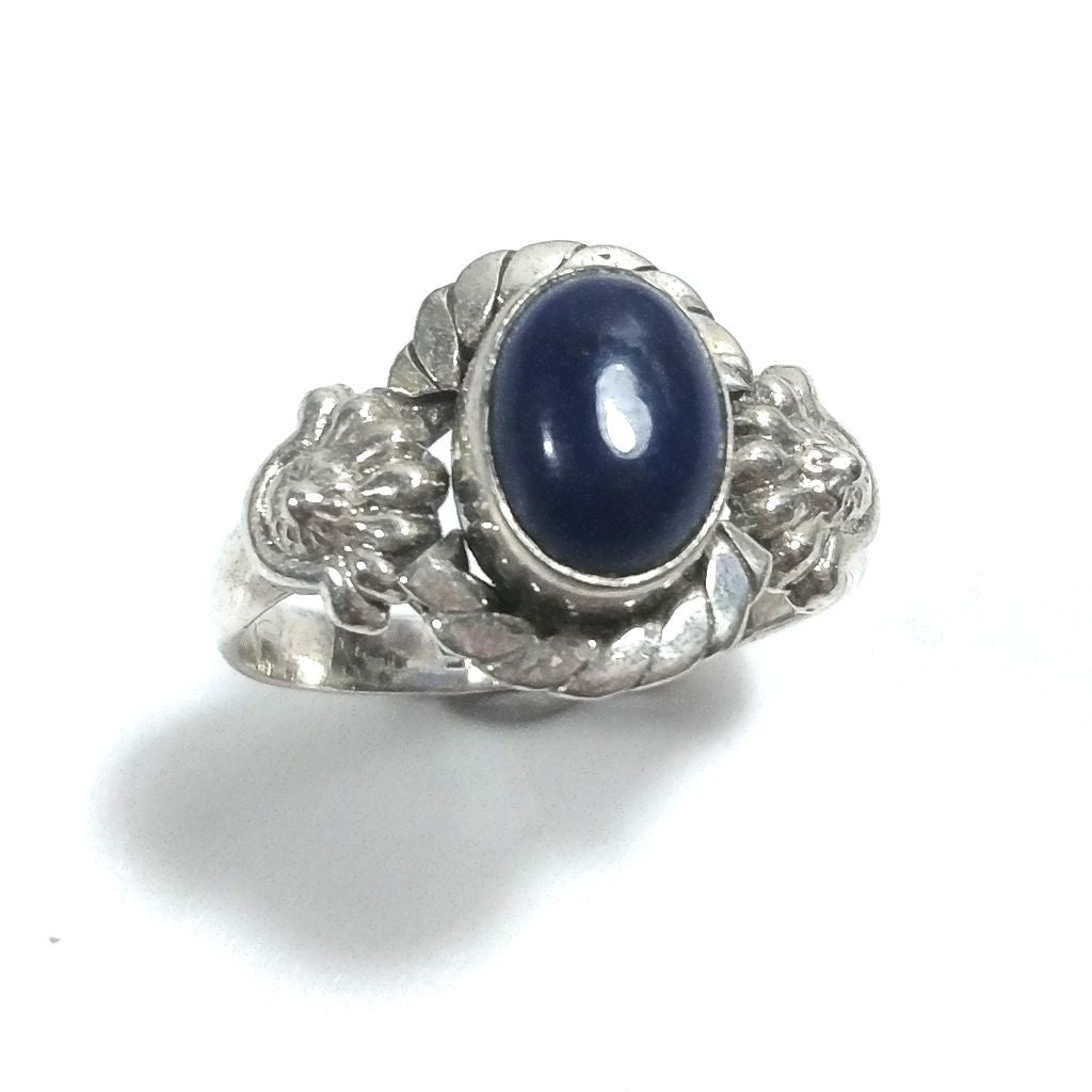 Anello con pietra in argento 925 con PIETRA - lapislazzuli