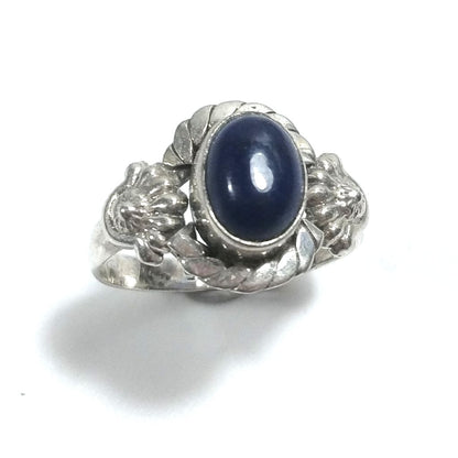 Anello con pietra in argento 925 con PIETRA - lapislazzuli