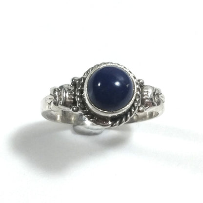 Anello con pietra in argento 925 con lapislazzuli