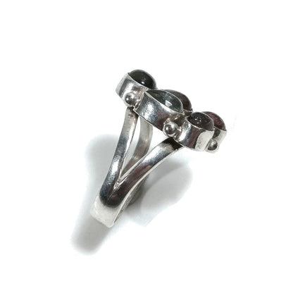 Anello con pietra in argento 925 con Tormalina rosa, Tormalina verde | GIOIELLI IN ARGENTO – immagine4