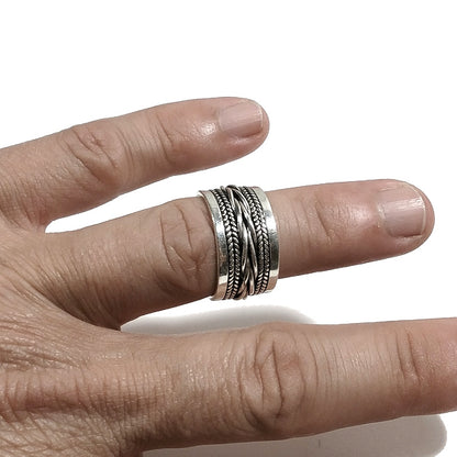 ANELLO fascia NEYSA in argento 925 ANELLO artigianale | GIOIELLI ETNICI