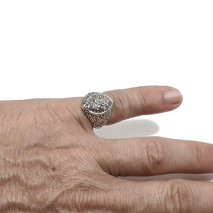 ANELLO KAIA argento 925 Chevalier mignolo | Gioielli etnici