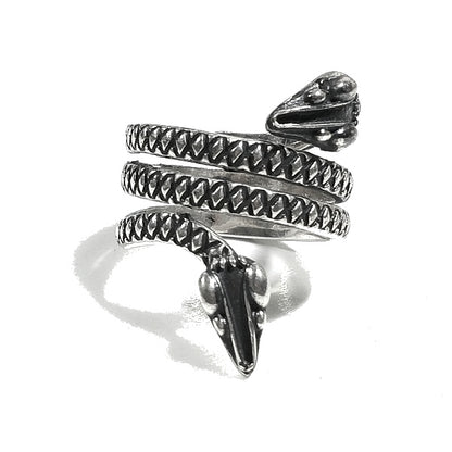 ANELLO SERPENTE KEEHRTI in argento 925 ANELLO artigianale | GIOIELLI ETNICI