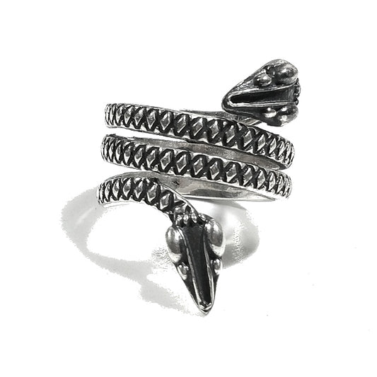 ANELLO SERPENTE KEEHRTI in argento 925 ANELLO artigianale | GIOIELLI ETNICI