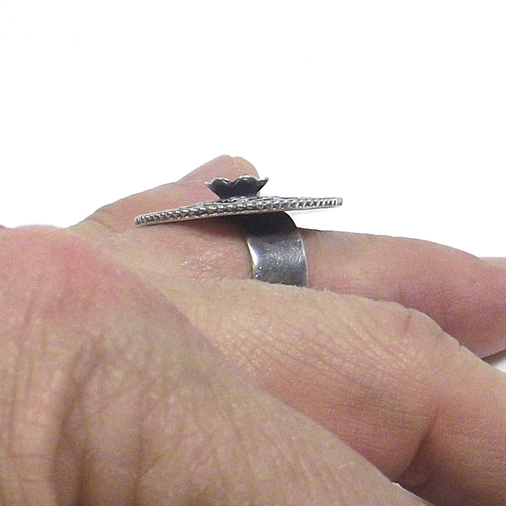 Anello fiore in argento 925 - METTUPALAYAM