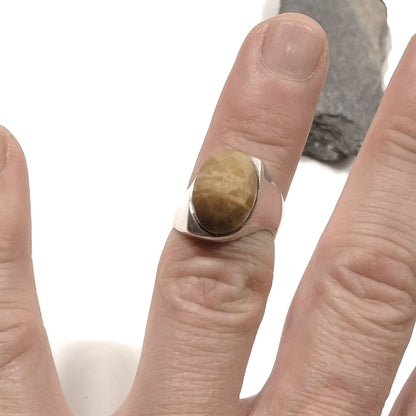 Anello con pietra in argento 925 con Occhio di Tigre | GIOIELLI IN ARGENTO – immagine2