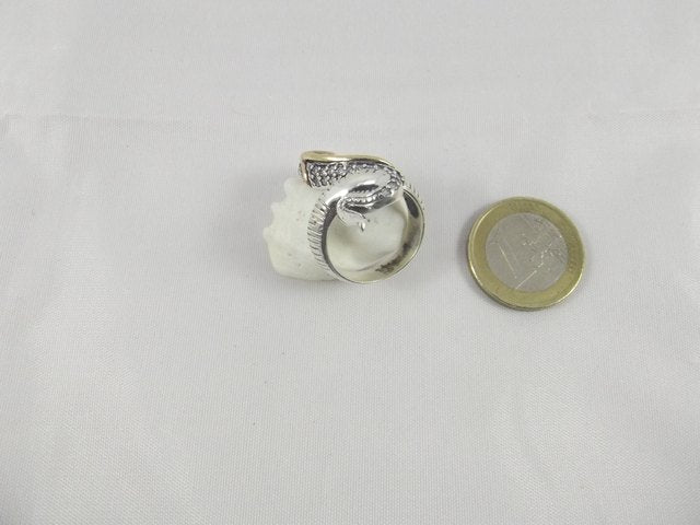 anello argento pesce