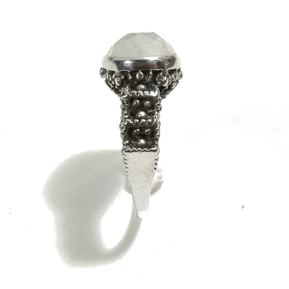 Anello con pietra in argento 925 con Pietra di luna | GIOIELLI IN ARGENTO