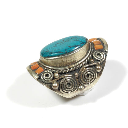 ANELLO etnico artigianale tibetano - SAMSU