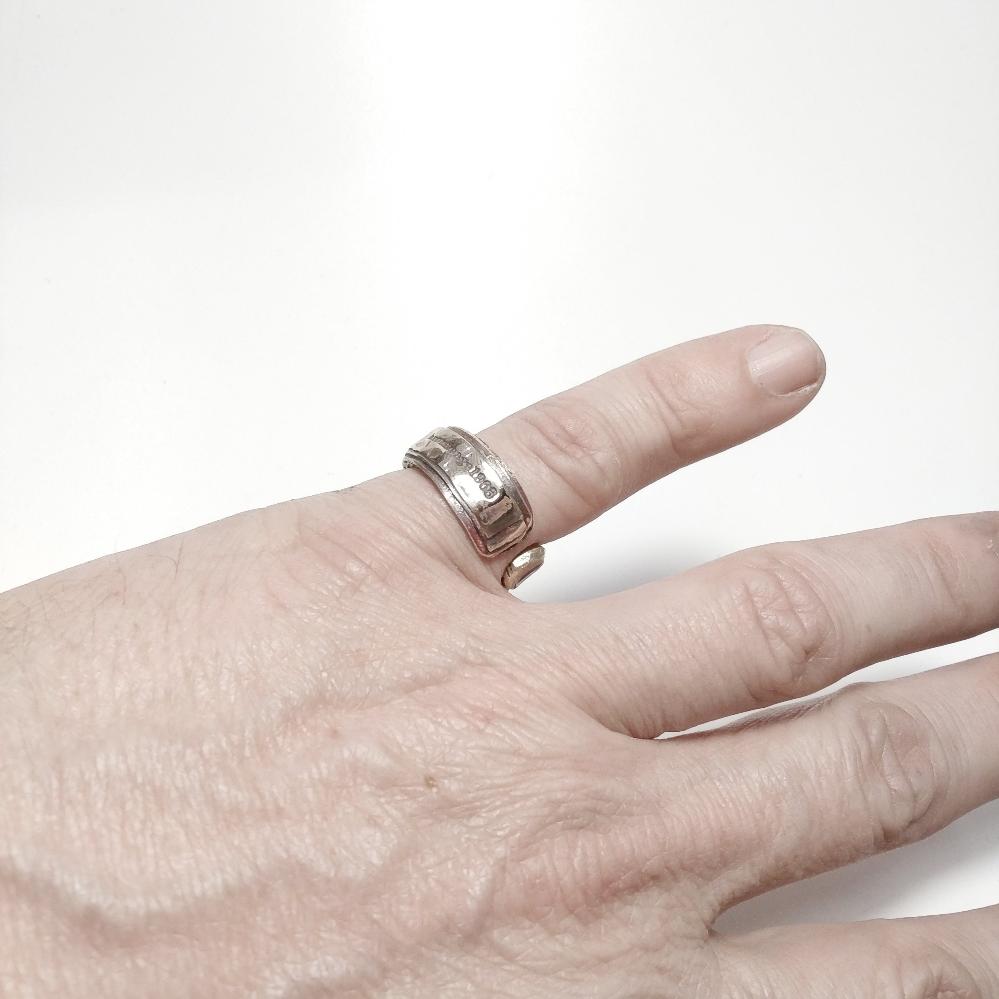 Anello a fascia artigianale uomo o donna - bronzeage1968