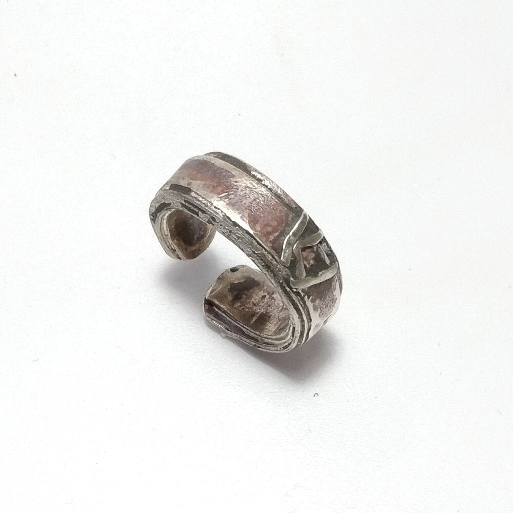 Anello a fascia artigianale uomo o donna bronzeage1968 - pezzo unico