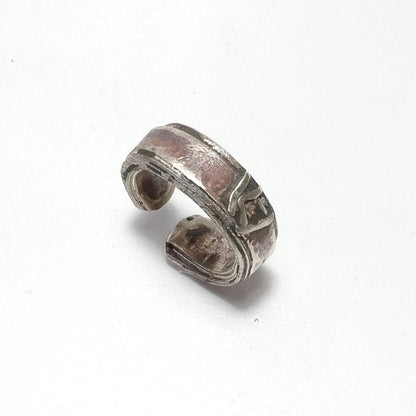 Anello a fascia artigianale uomo o donna bronzeage1968 - pezzo unico