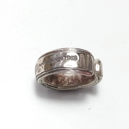 Anello a fascia artigianale uomo o donna - bronzeage1968